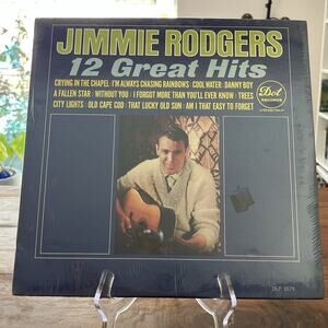 Jimmie Rodgers 12 Great Hits Vinyl LP 1964 Dot Records DLP 3579 Sealed